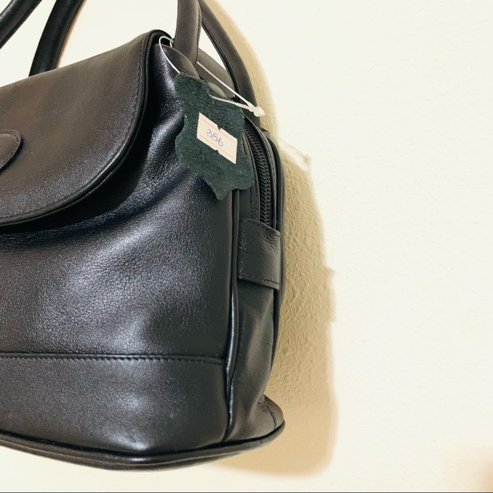 Mulberry Black Leather Top-Handle Handbag - Picture 4 of 12